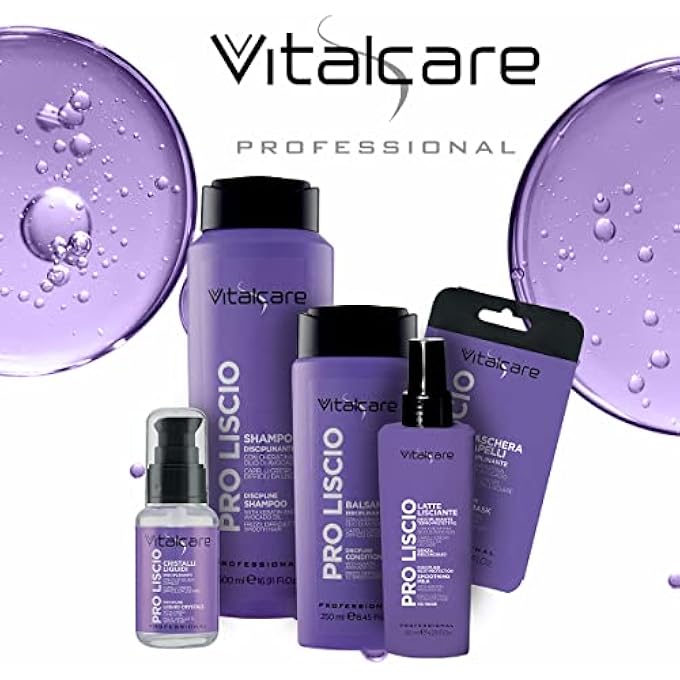 Vitalcare | PRO SMOOTH - REGULATING CONDITIONER FOR FRIZZY AND DIFFICULT TO SMOOTH HAIR, WITH KERATIN AND AVOCADO OIL, FOR PERFECT STRAIGHTENING AND FRIZZ FREE, 250 ML - Image 2